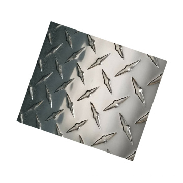 Alloy 4017 Mill Finish Aluminium Checkered Plate/ One bar Diamond Aluminum Tread Sheet for America